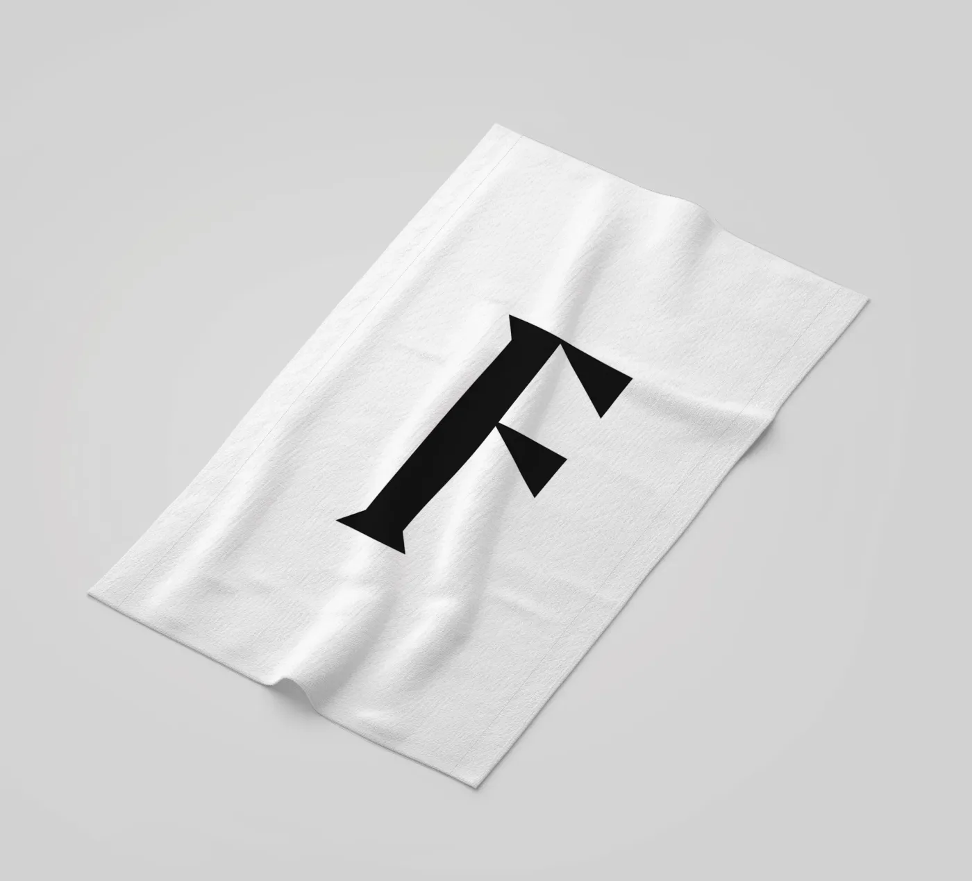 F strandhanddoek van n.4