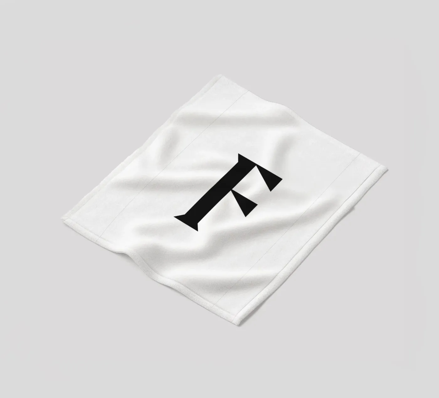 F fleece blanket by n.4