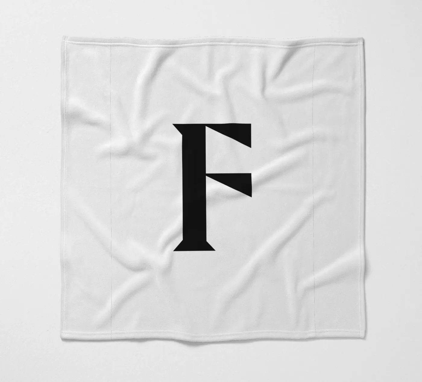 F fleece blanket by n.4