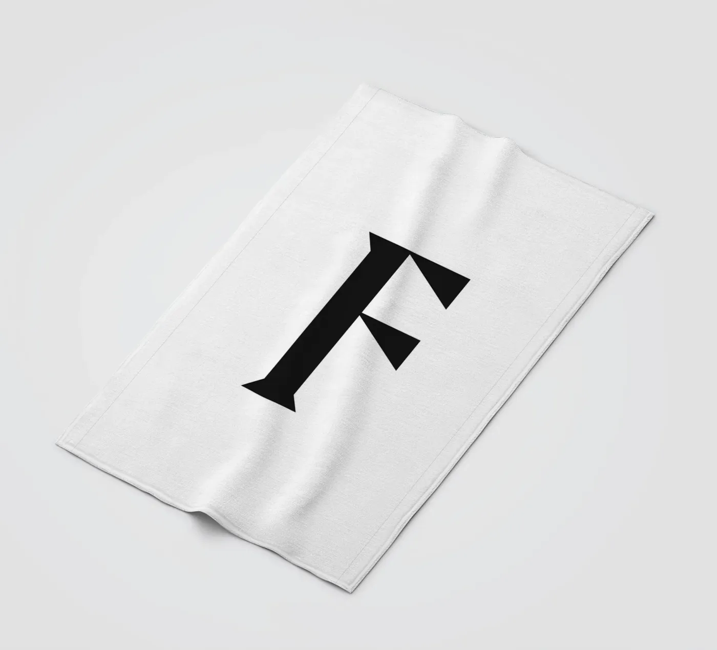 F fleece blanket by n.4