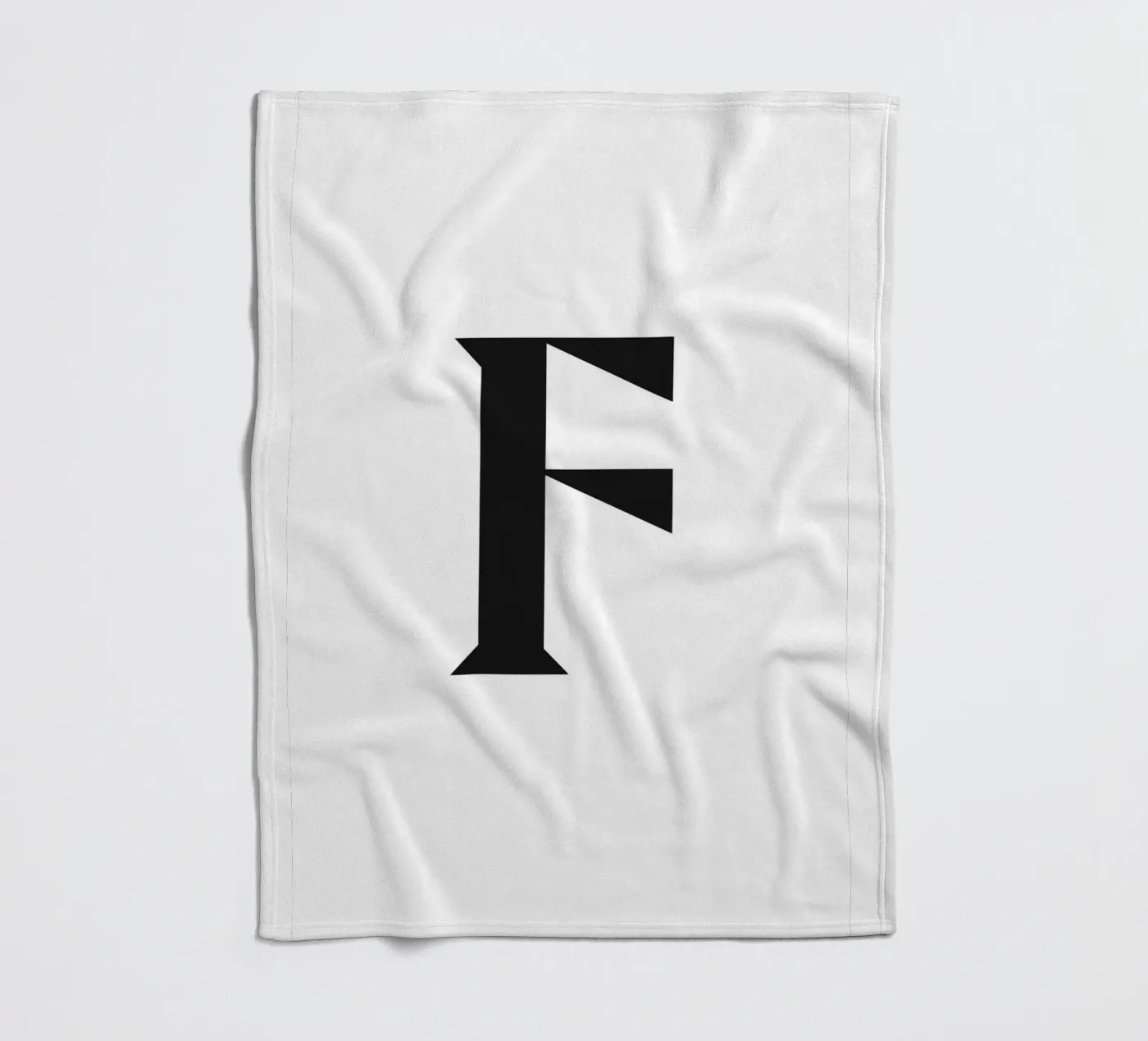 F fleece blanket by n.4
