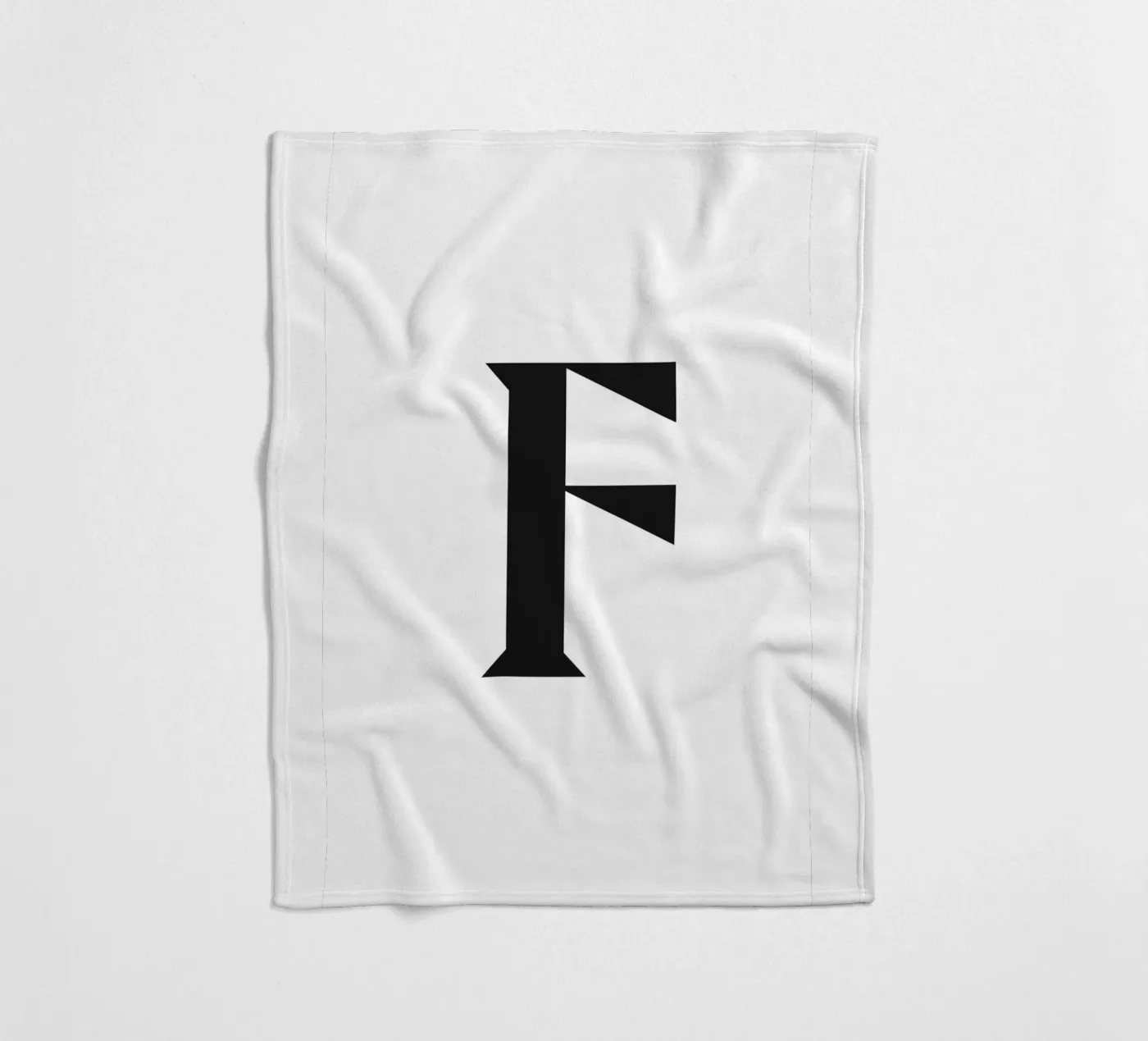 F fleece blanket by n.4