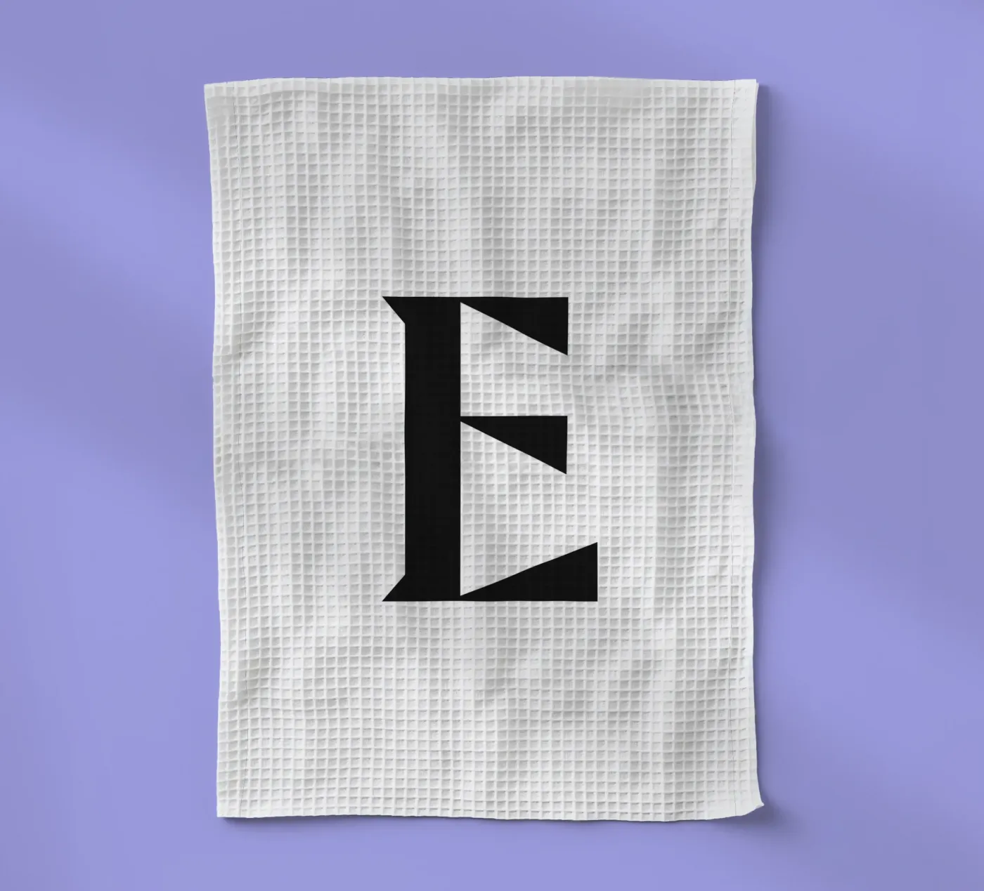 E tea towel by n.4