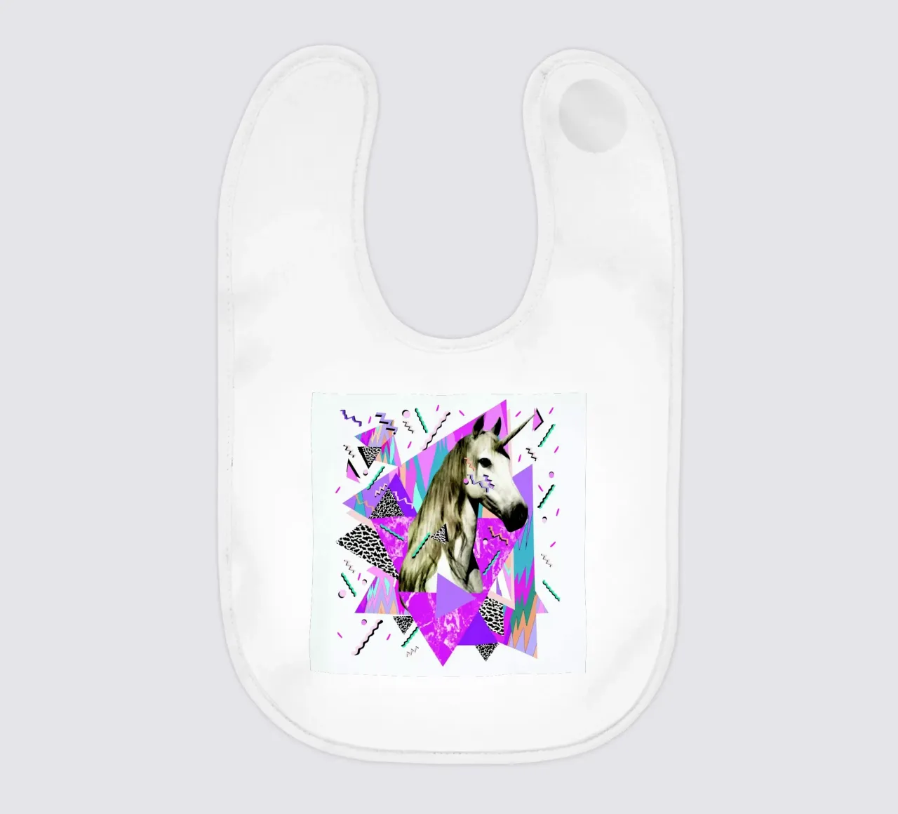 Acid Wavves baby bib by Kris Tate