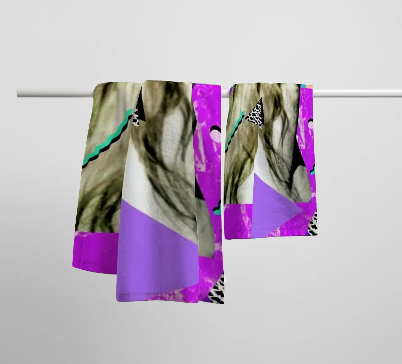 Acid Wavves towel by Kris Tate