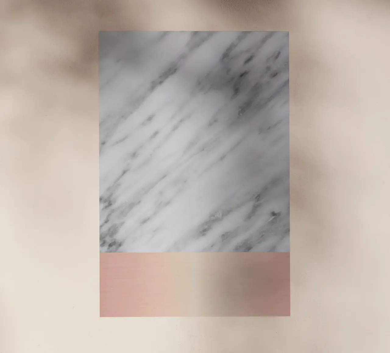 Carrara Marble Pink Edition pellicola backlit da cafelab