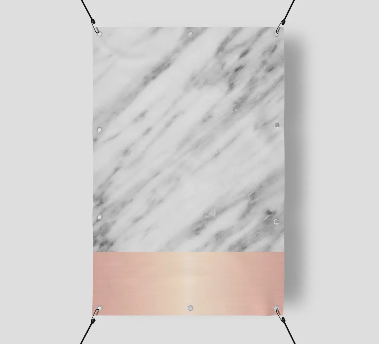 Carrara Marble Pink Edition telo in pvc da cafelab