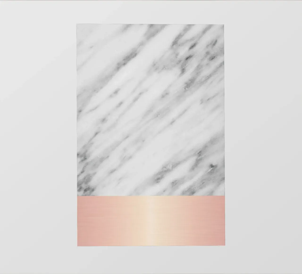 Carrara Marble Pink Edition telo in pvc da cafelab