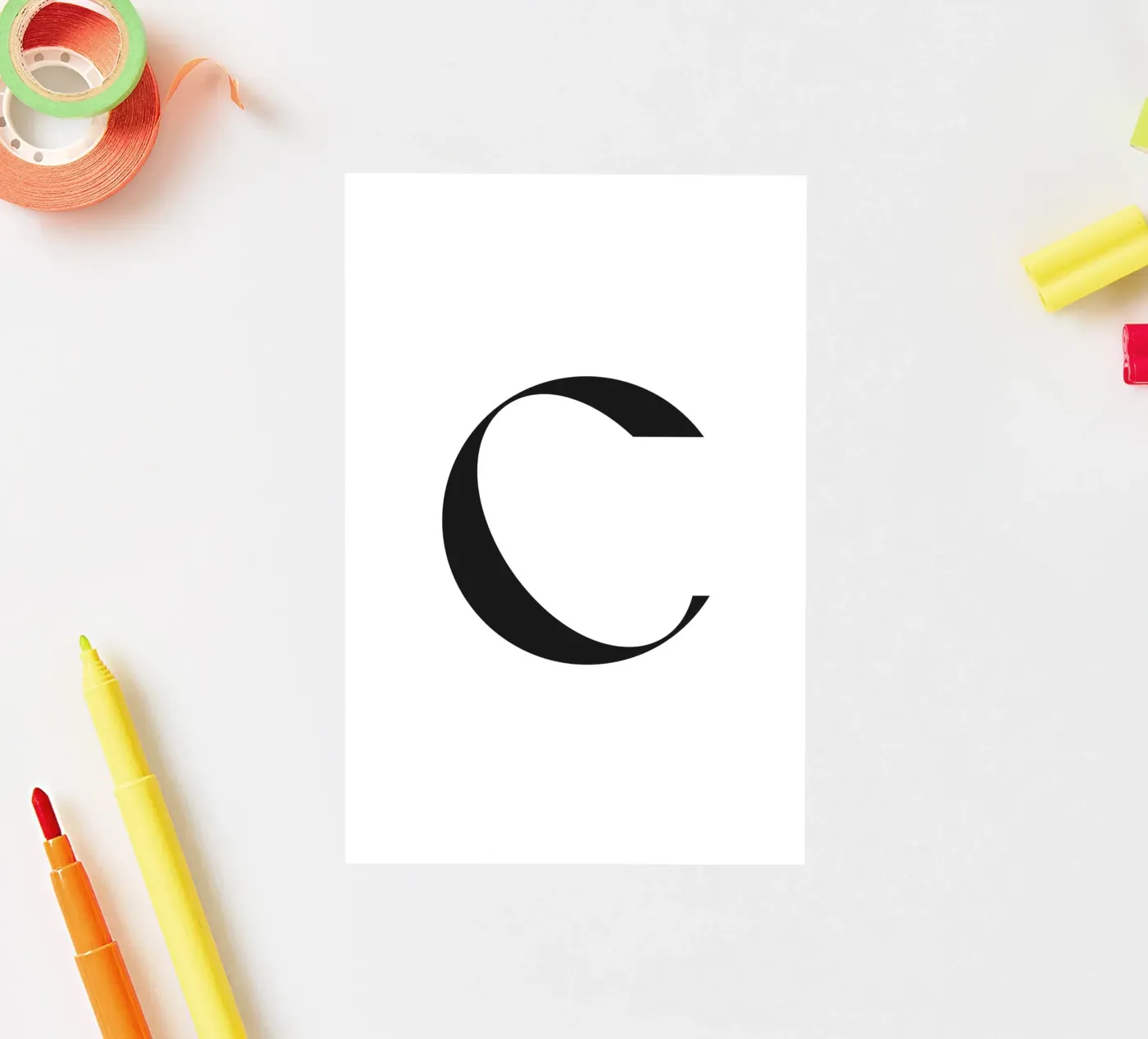 C sticker by n.4