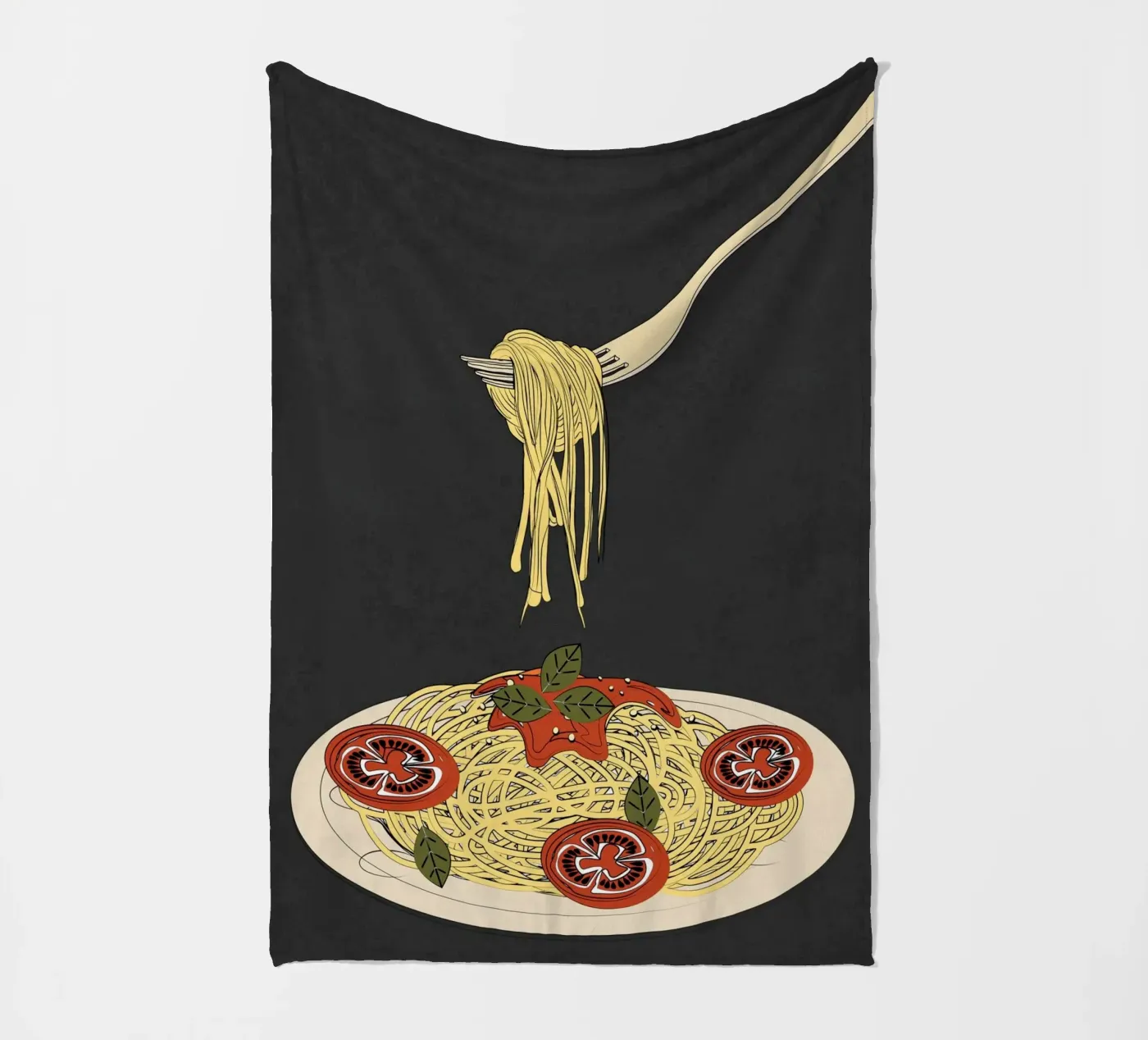 Spaghetti 1 fleecedeken van Flow Line 2
