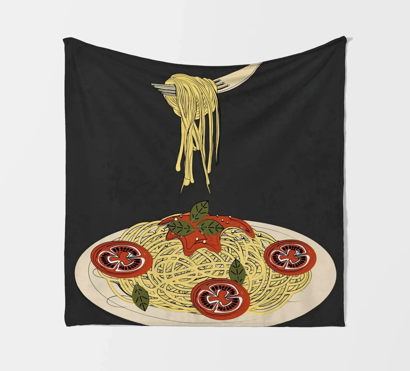 Spaghetti 1 fleecedeken van Flow Line 2