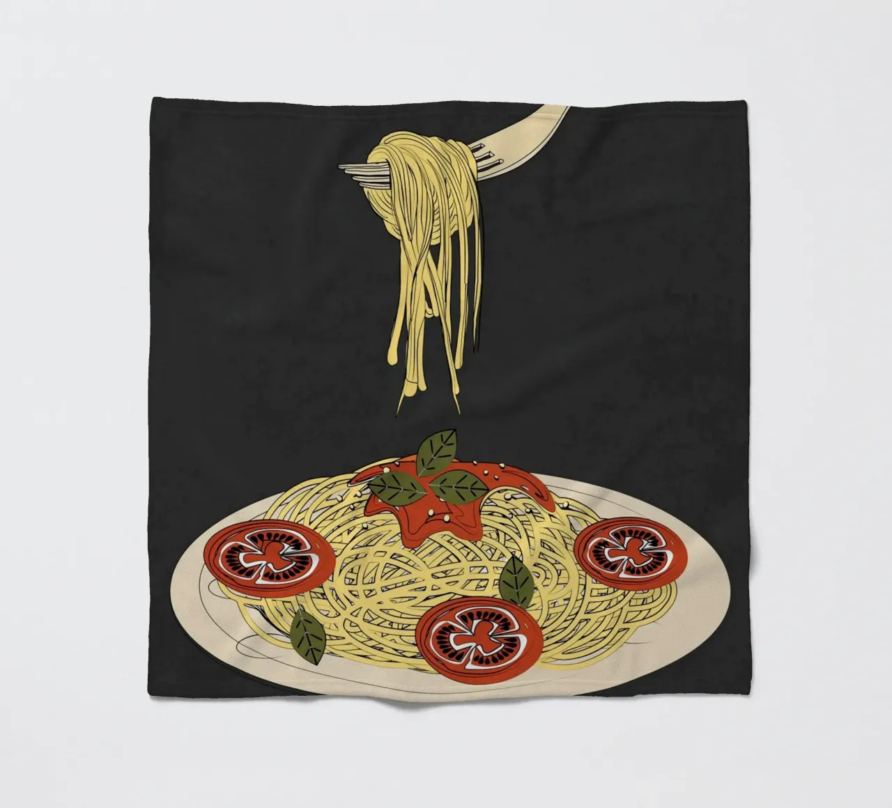 Spaghetti 1 fleecedeken van Flow Line 2