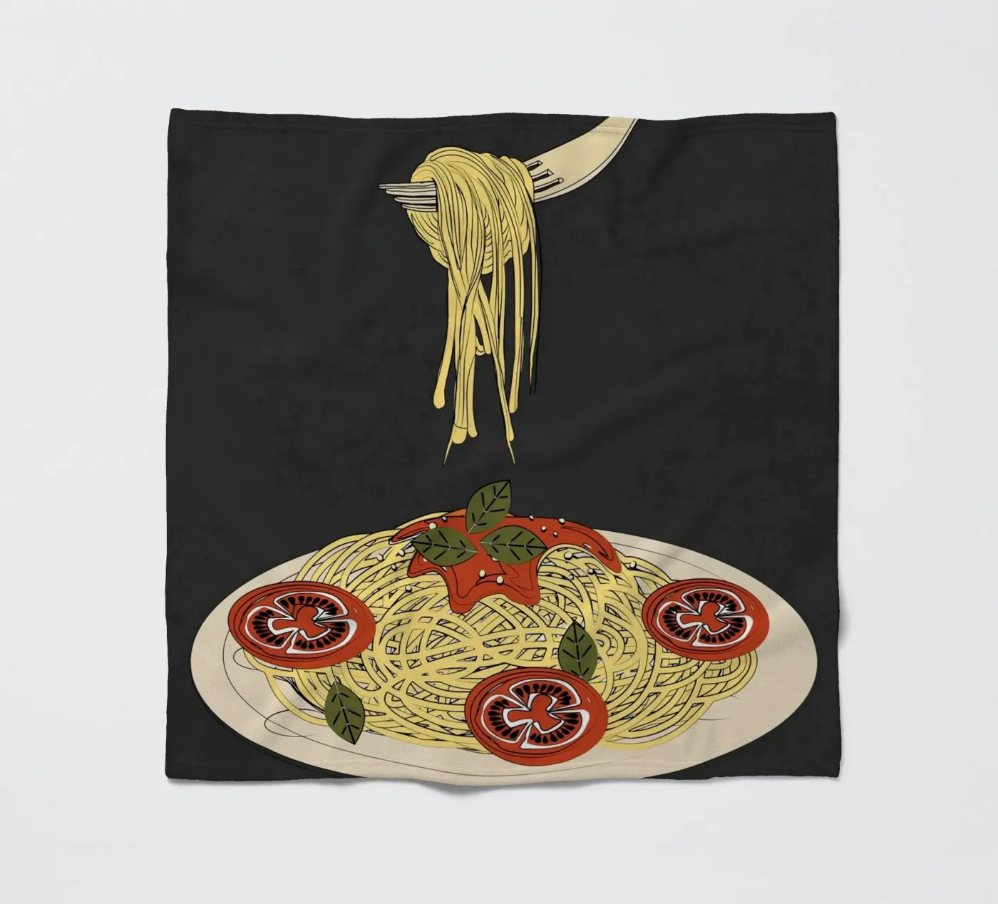Spaghetti 1 fleecedeken van Flow Line 2