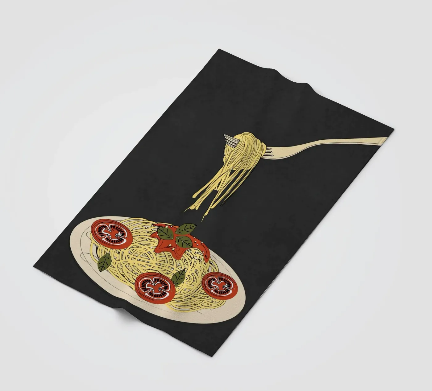 Spaghetti 1 fleecedeken van Flow Line 2