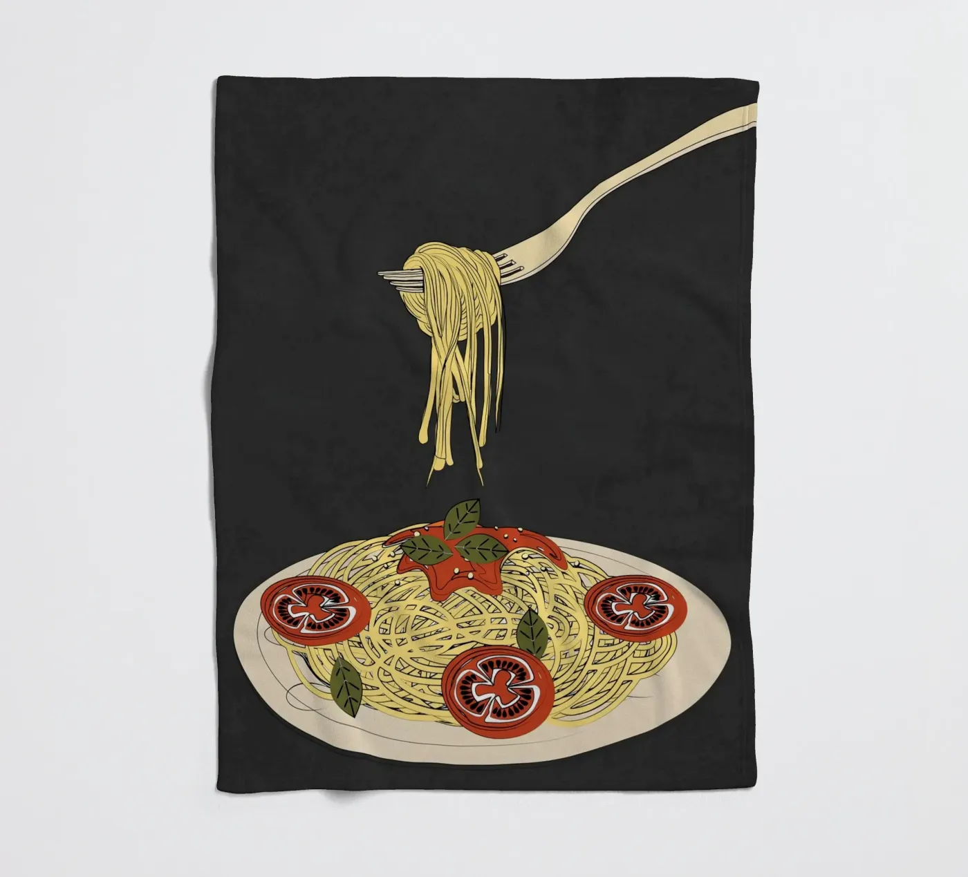 Spaghetti 1 Fleecedecke von Flow Line 2