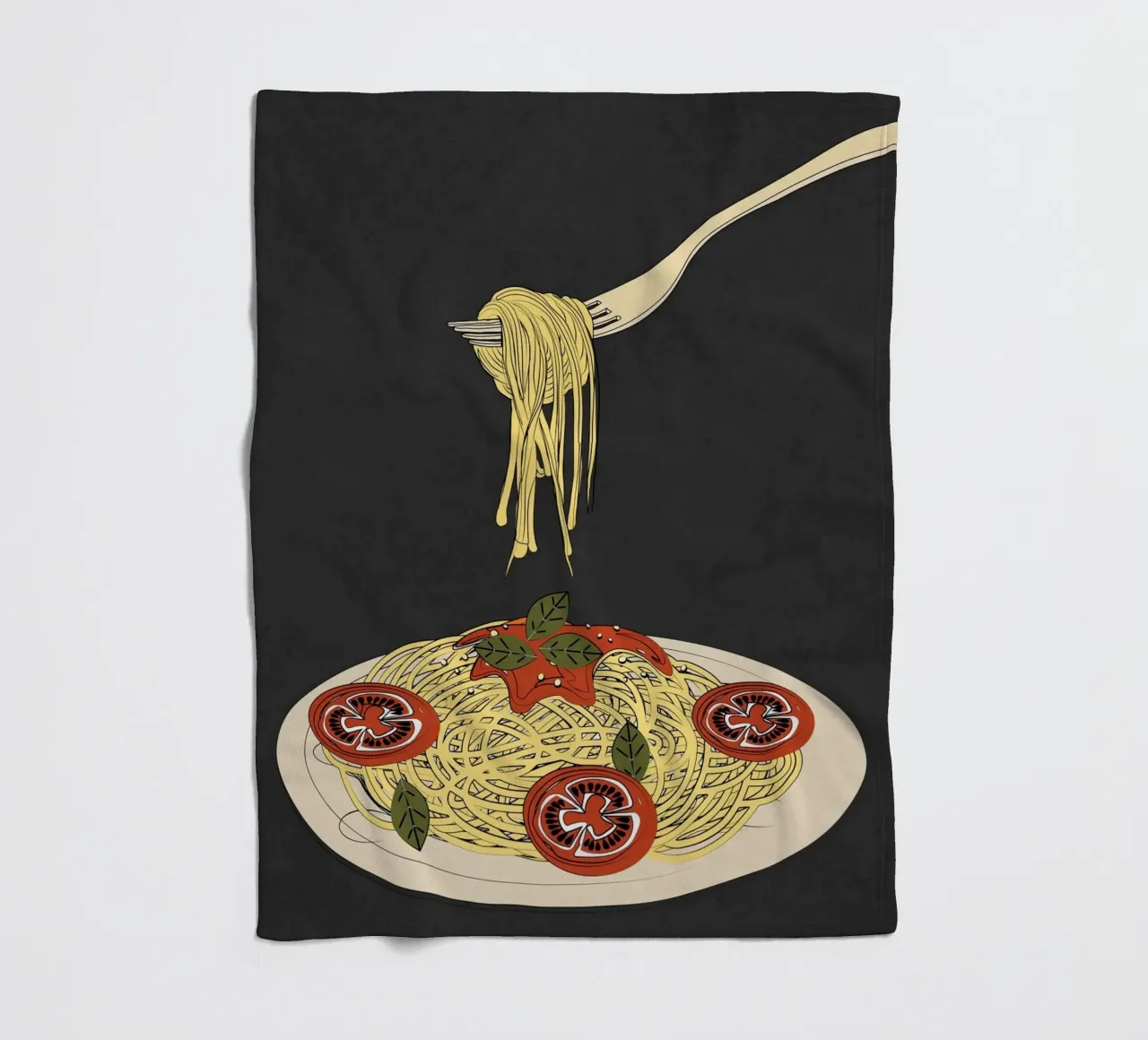 Spaghetti 1 fleecedeken van Flow Line 2