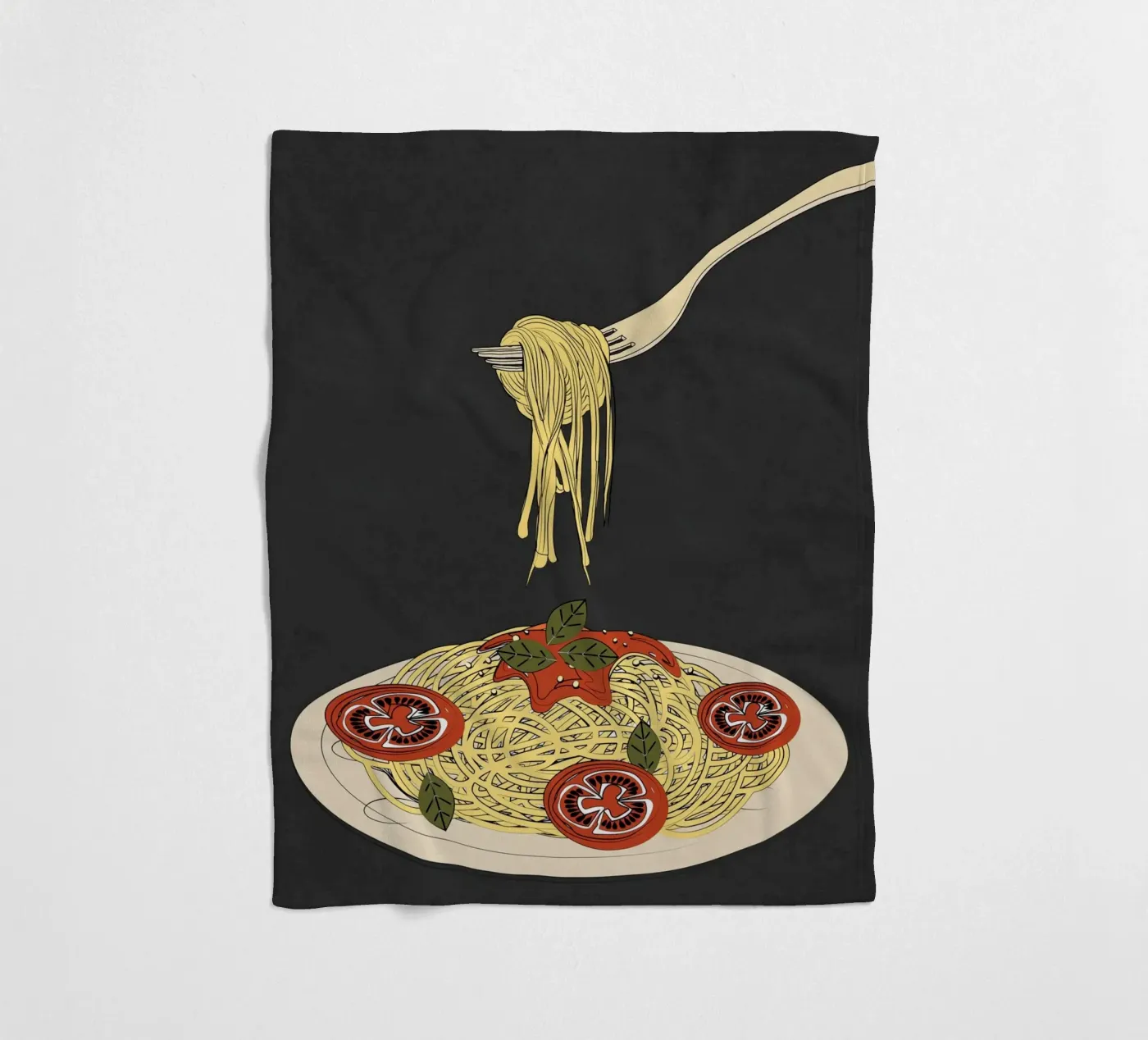 Spaghetti 1 fleecedeken van Flow Line 2