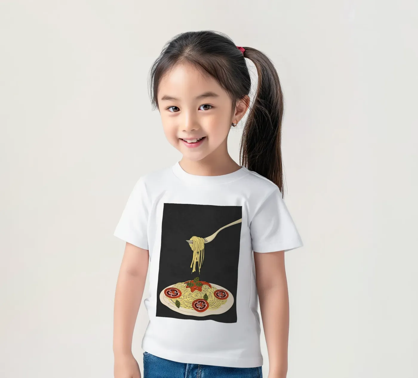 Spaghetti 1 t-shirt bambini da Flow Line 2