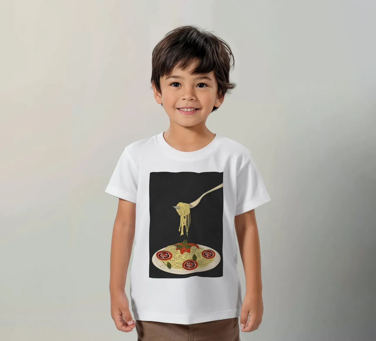 Spaghetti 1 t-shirt bambini da Flow Line 2
