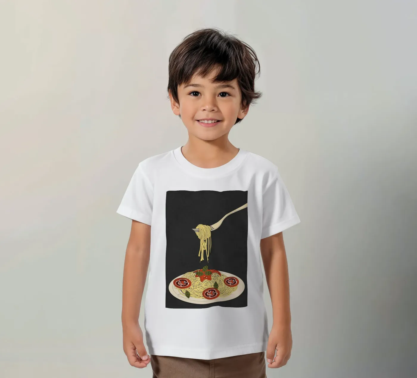 Spaghetti 1 kinder t-shirt van Flow Line 2