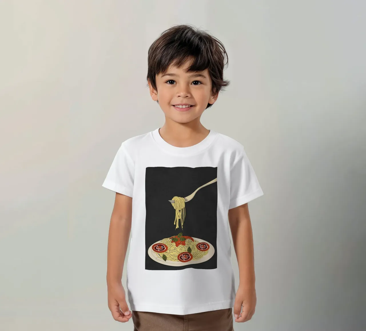 Spaghetti 1 t-shirt bambini da Flow Line 2