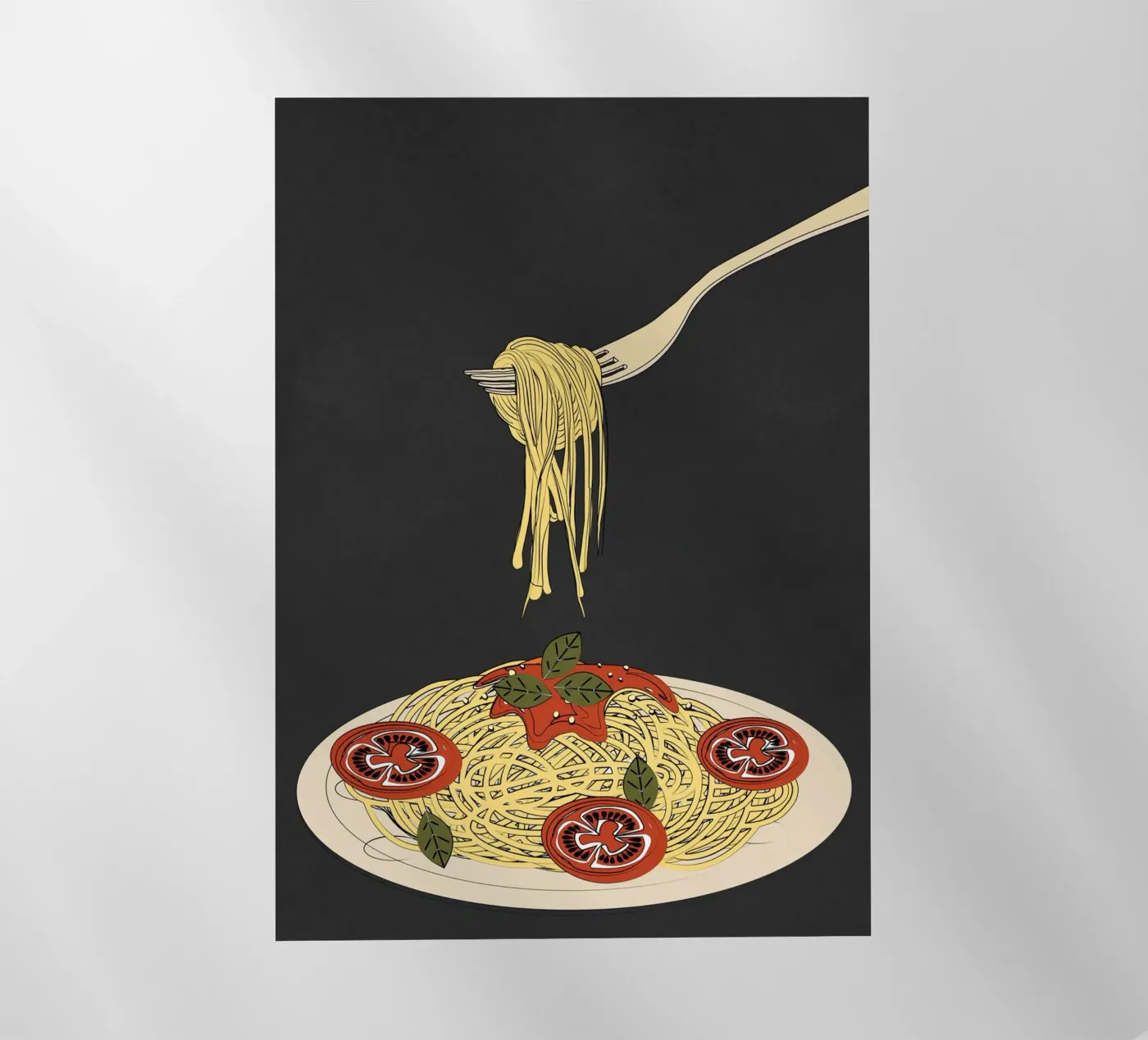 Spaghetti 1 pellicola backlit da Flow Line 2