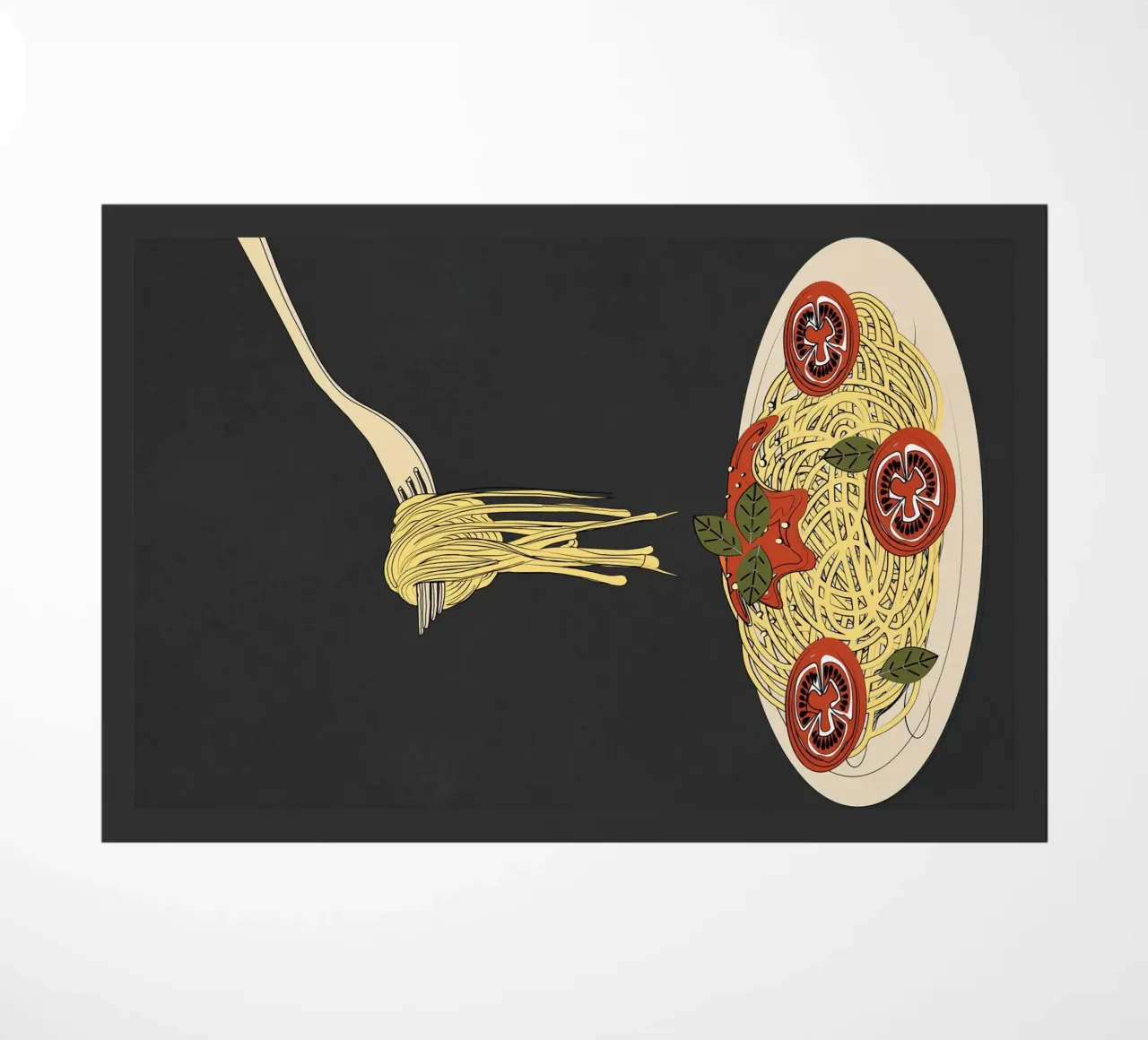 Spaghetti 1 deurmat van Flow Line 2