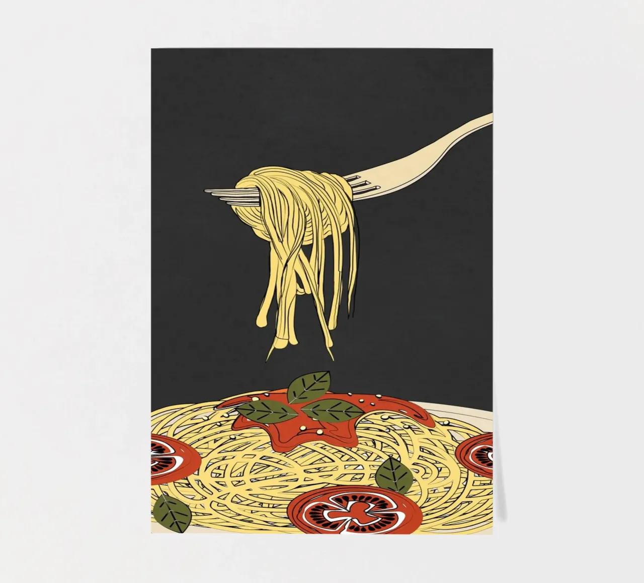 Spaghetti 1 sticker sheet by Flow Line 2