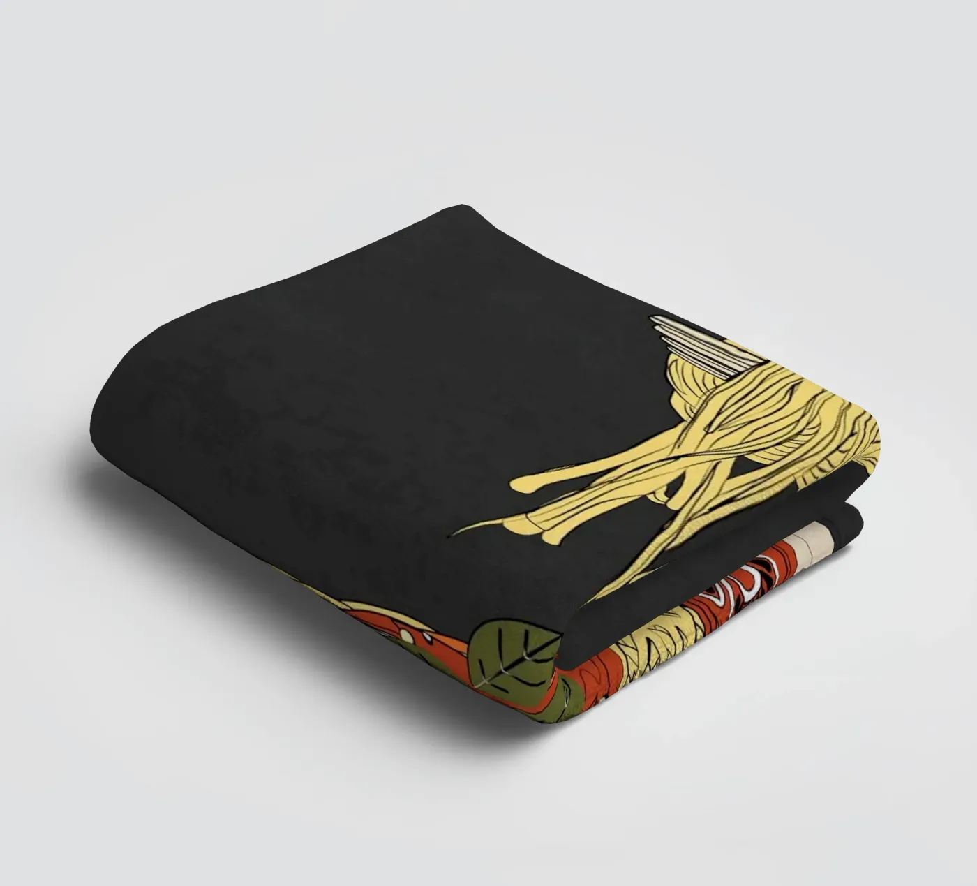 Spaghetti 1 towel by Flow Line 2