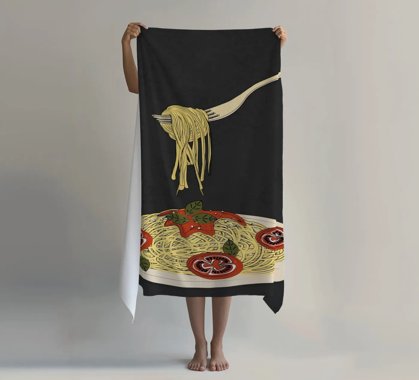 Spaghetti 1 serviette de plage de Flow Line 2