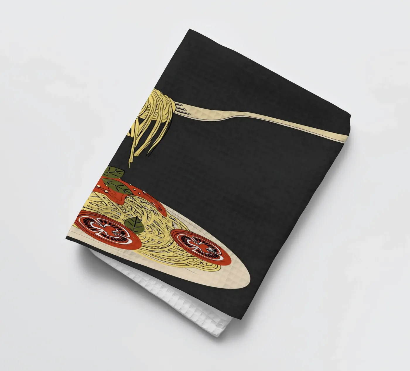 Spaghetti 1 Geschirrtuch von Flow Line 2