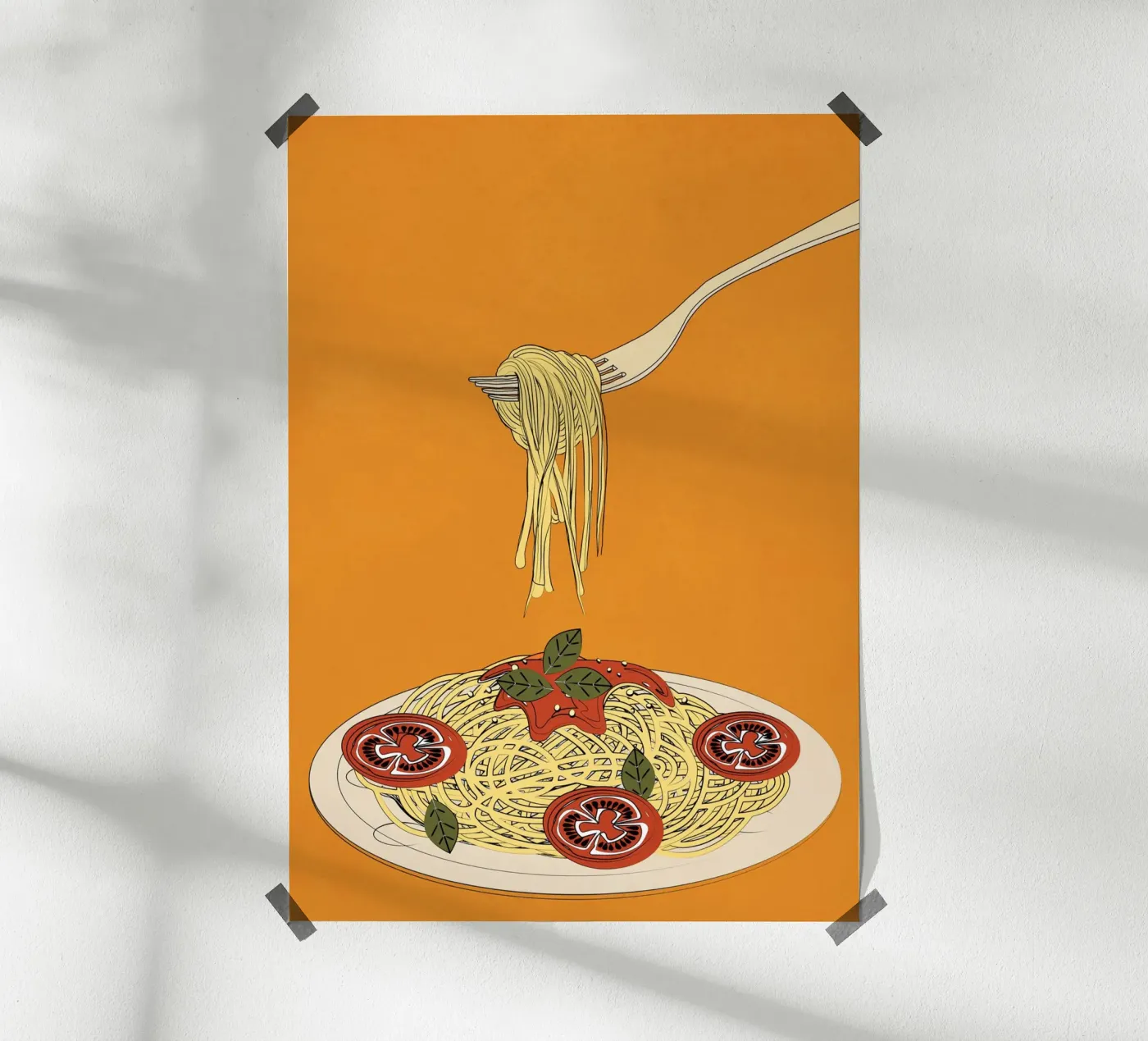 Spaghetti 2 poster by Flow Line 2