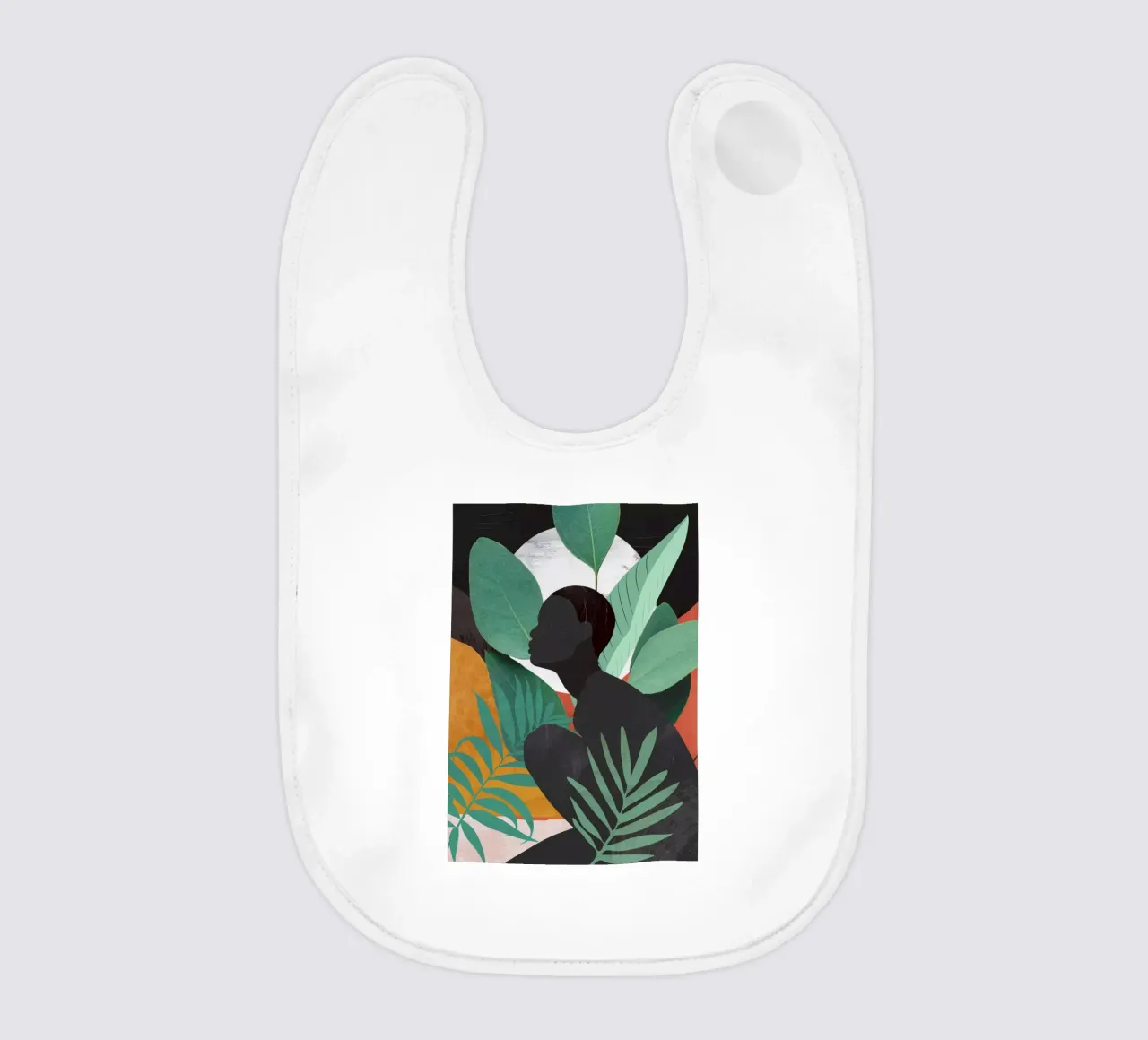 Ragazza tropicale 11 bavaglino da ThingDesign