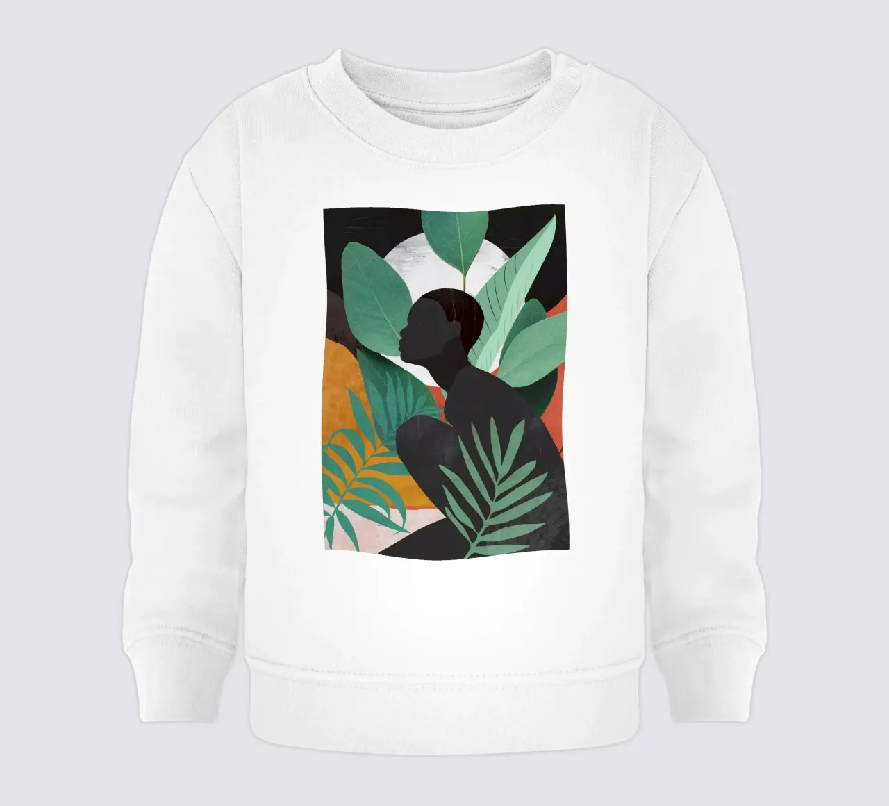 Ragazza tropicale 11 felpa neonato da ThingDesign