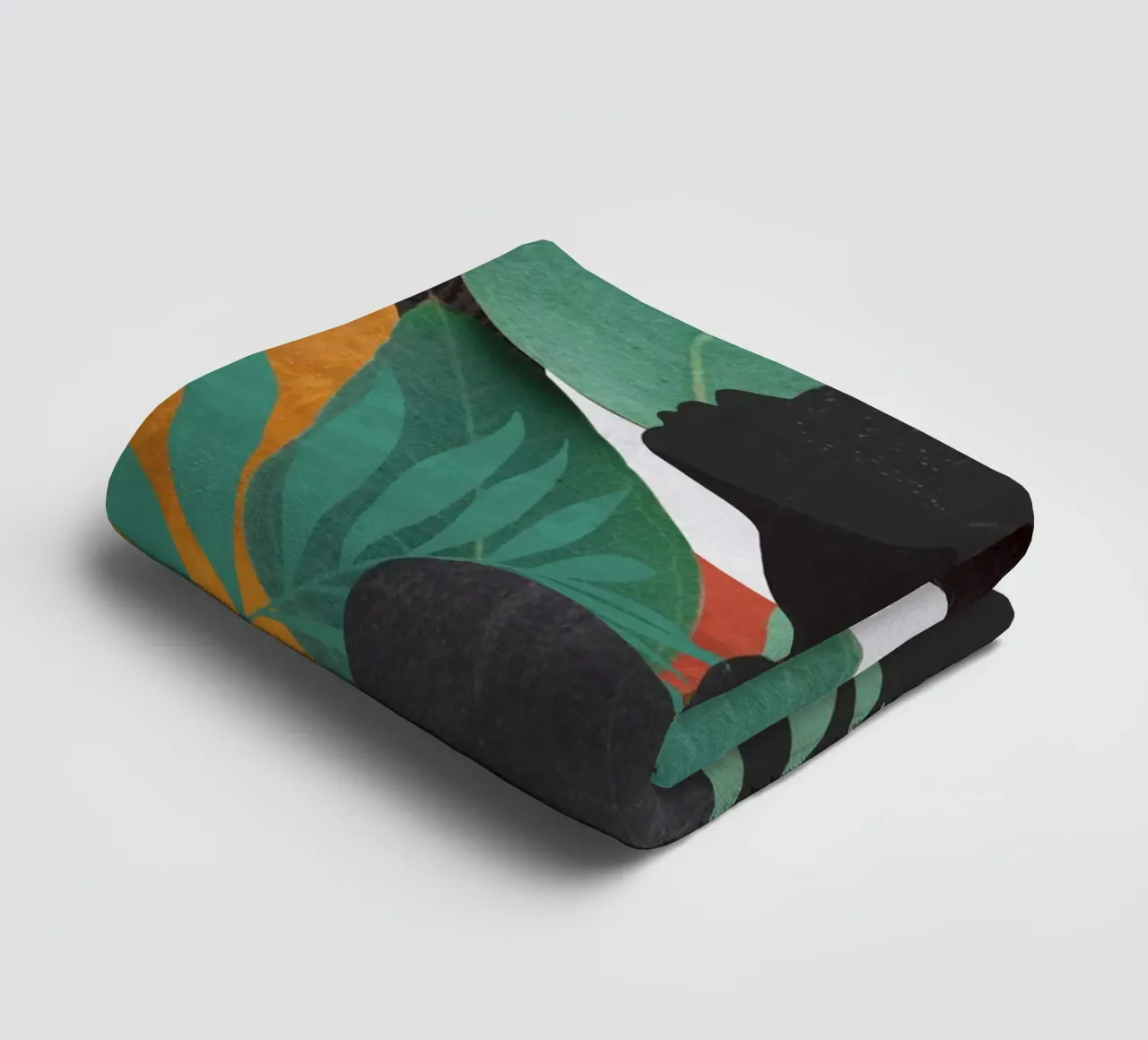 Ragazza tropicale 11 asciugamano da bagno da ThingDesign