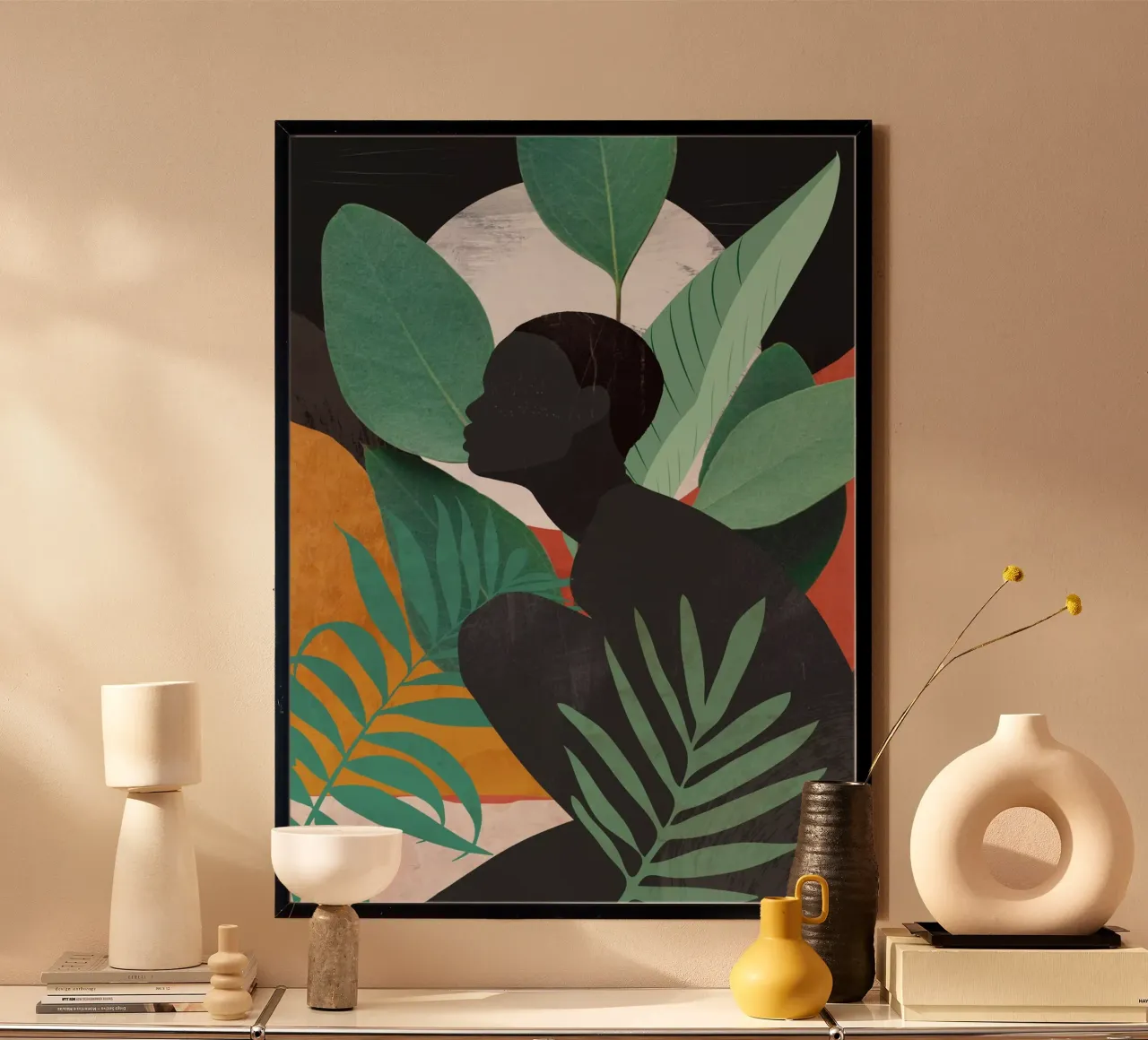 Ragazza tropicale 11 poster da ThingDesign