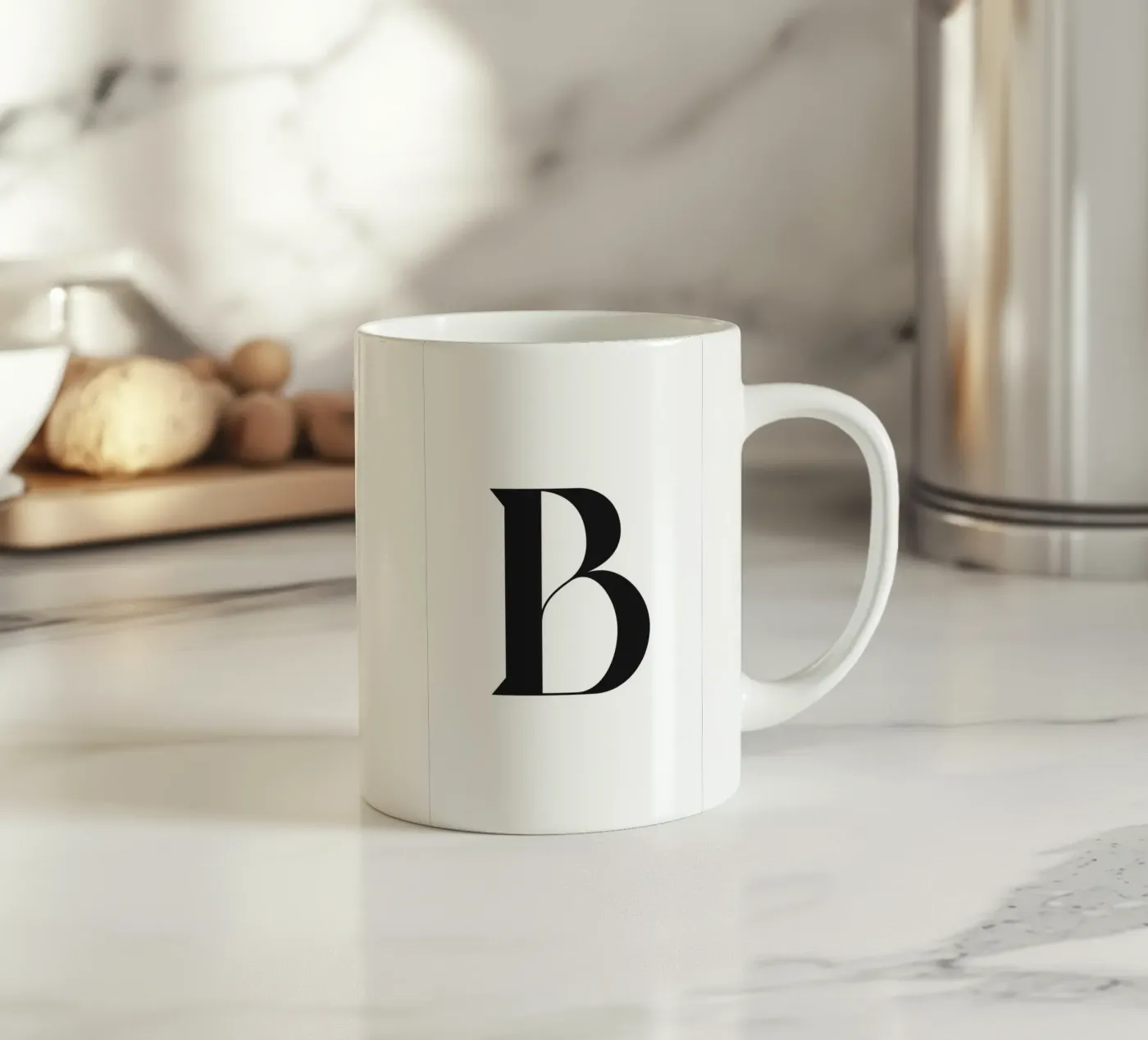 B ceramic mug by n.4