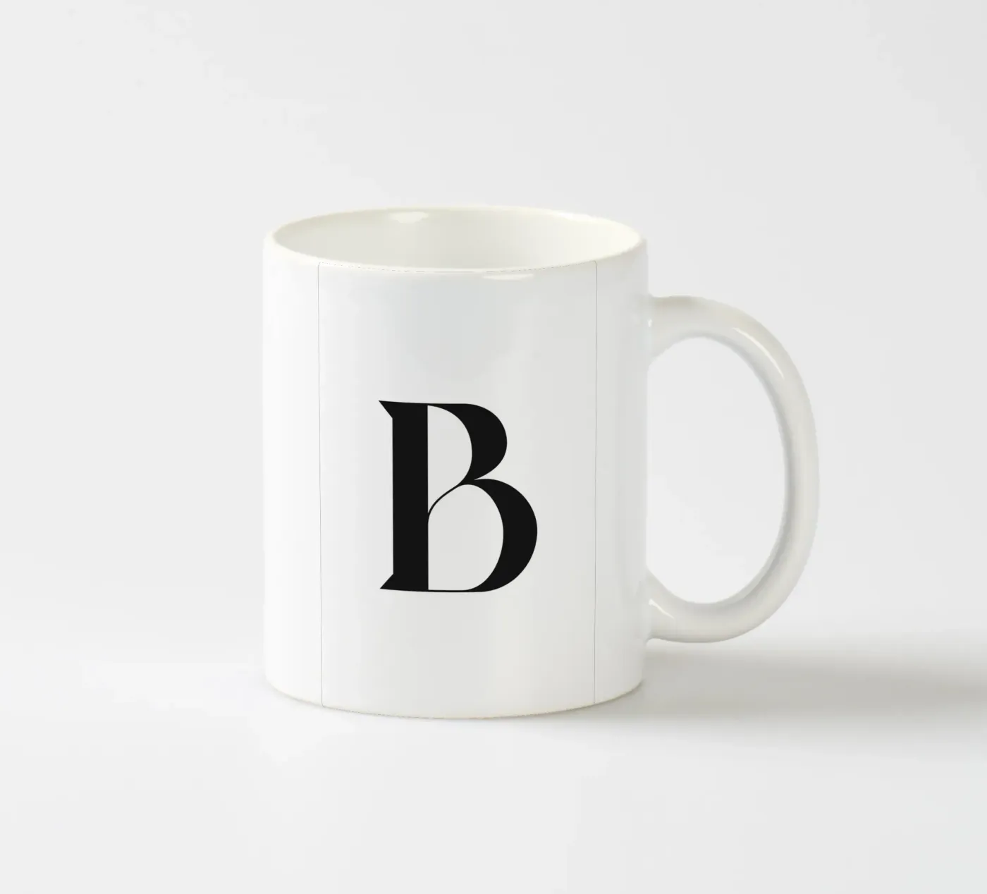B ceramic mug by n.4