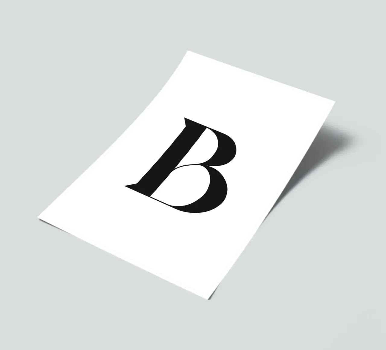 B sticker sheet by n.4