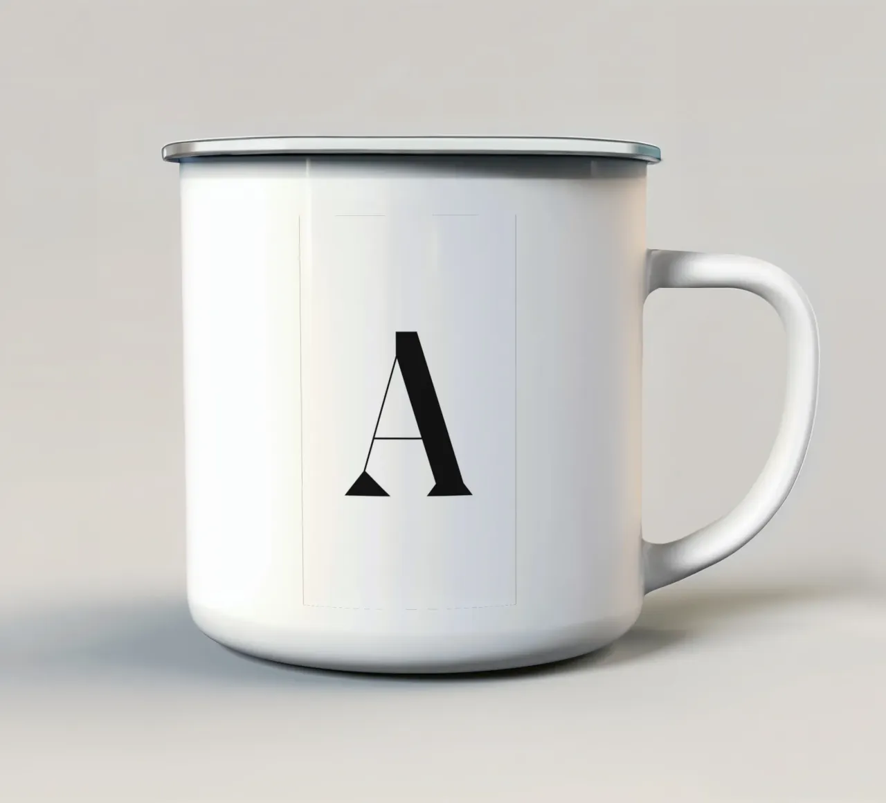 A tazza in smalto da n.4