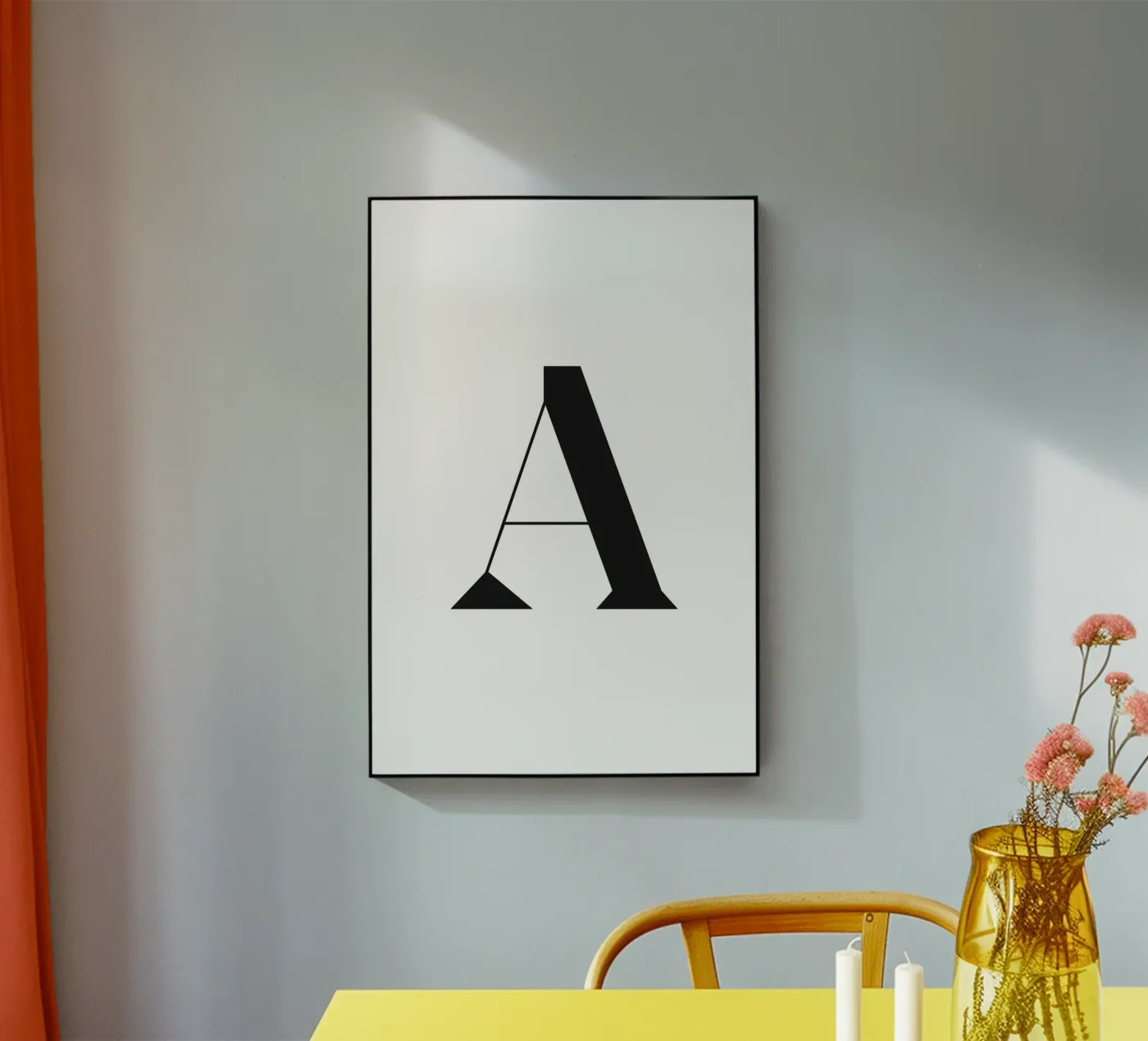 A acrylic glass by n.4