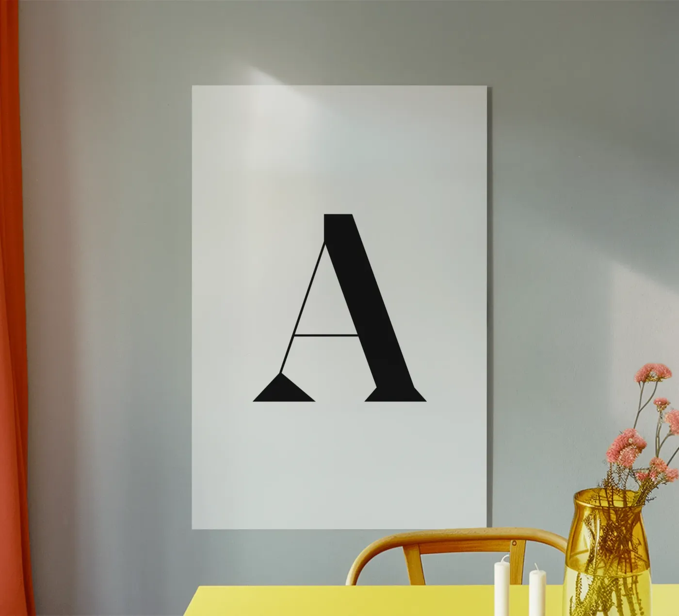 A acrylic glass by n.4