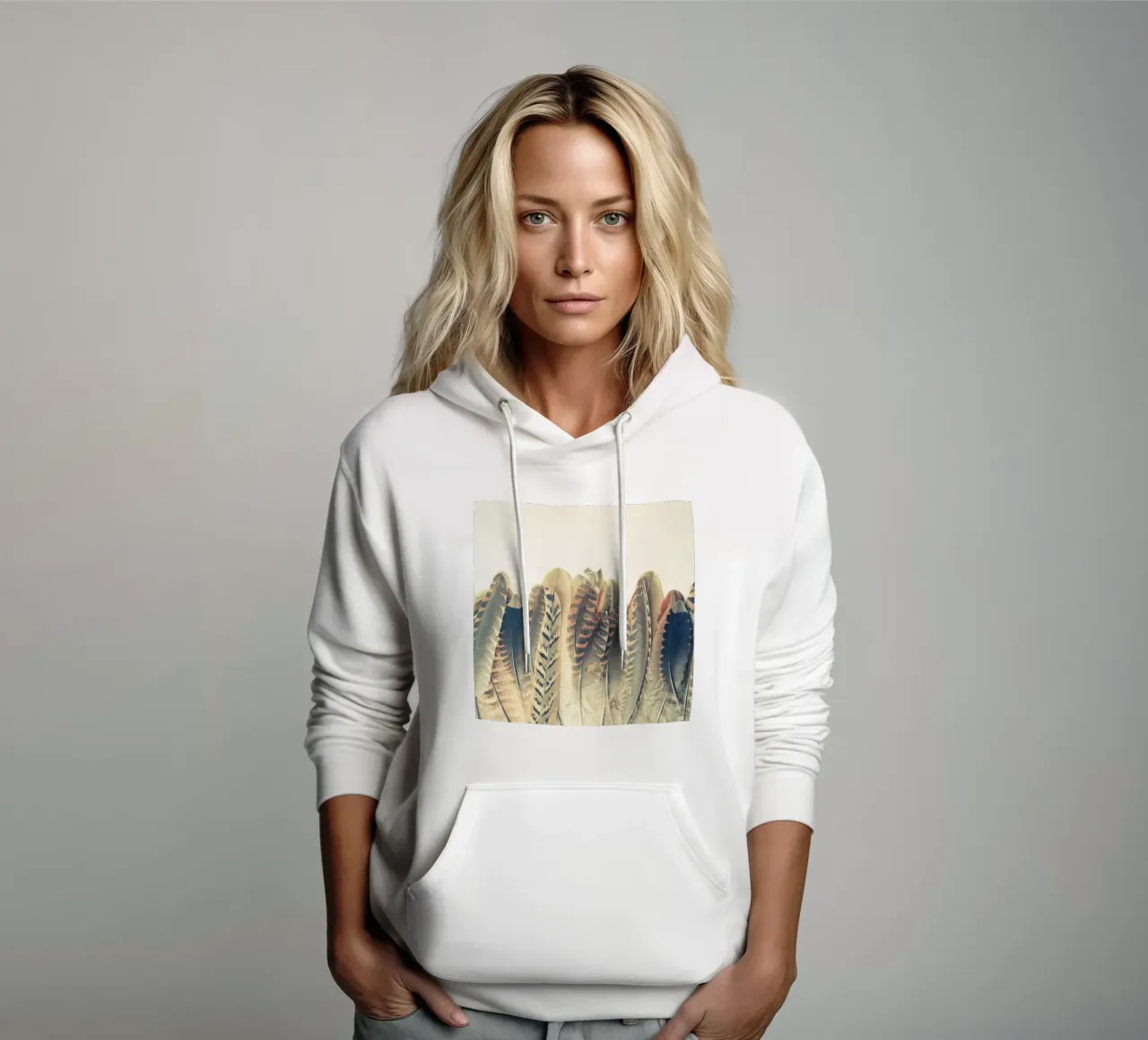 Tuffo di piume felpa con cappuccio da Cassia Beck Photography