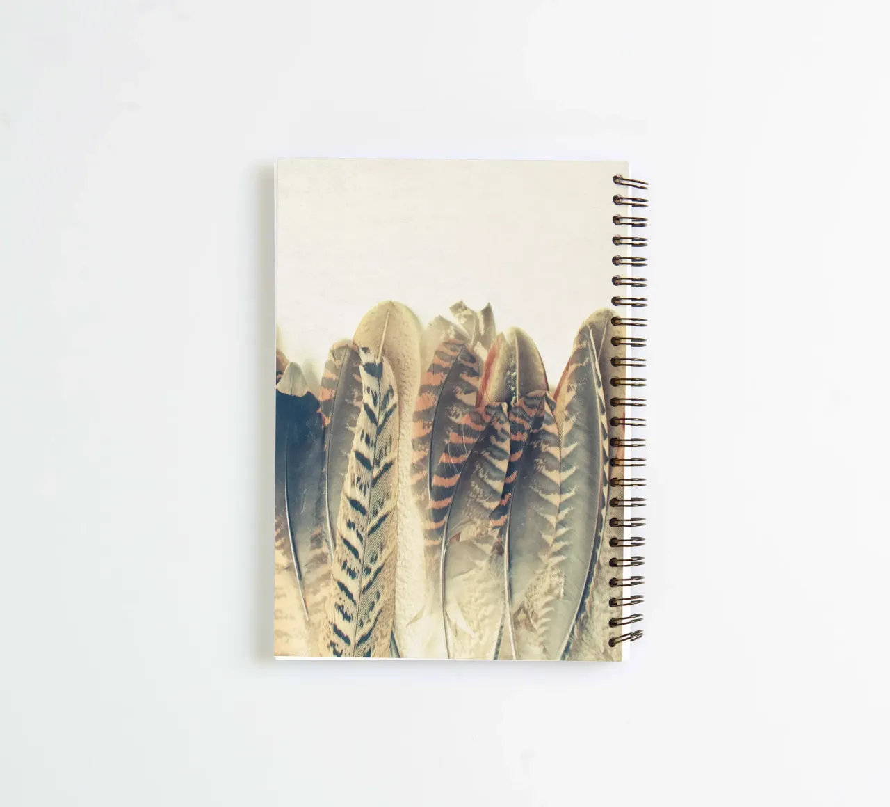 Feather Dip spiral notebook by Cassia Beck Photography
