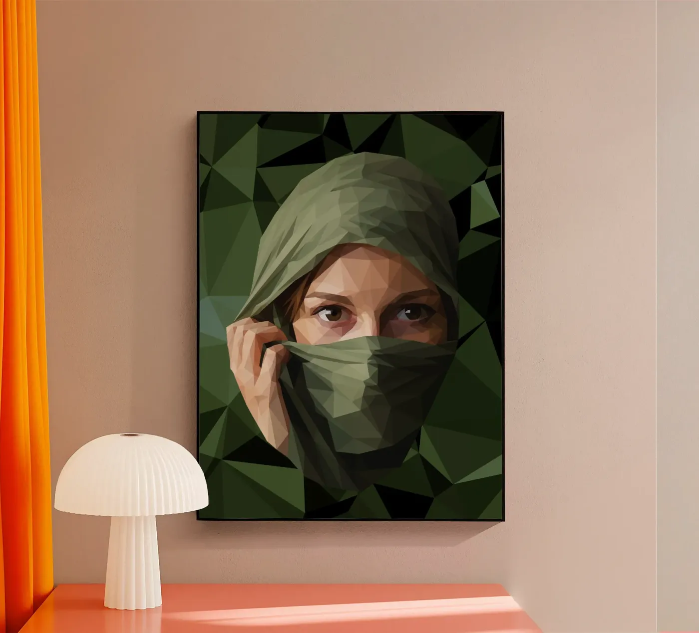 Veiled Resolve plexiglass da Self-expression