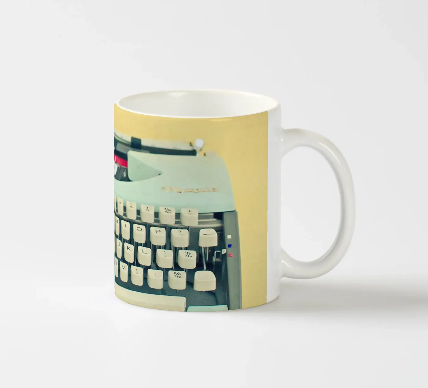 The Typewriter ceramic mug by Cassia Beck Photography