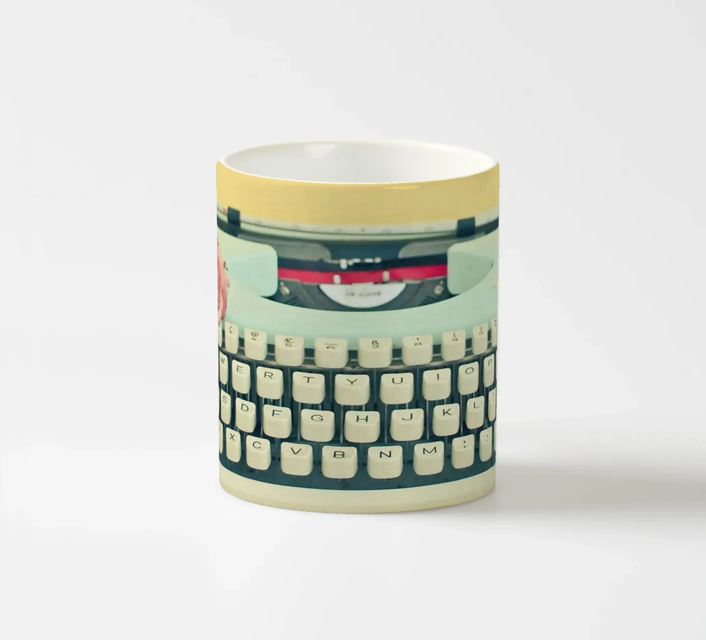 The Typewriter ceramic mug by Cassia Beck Photography