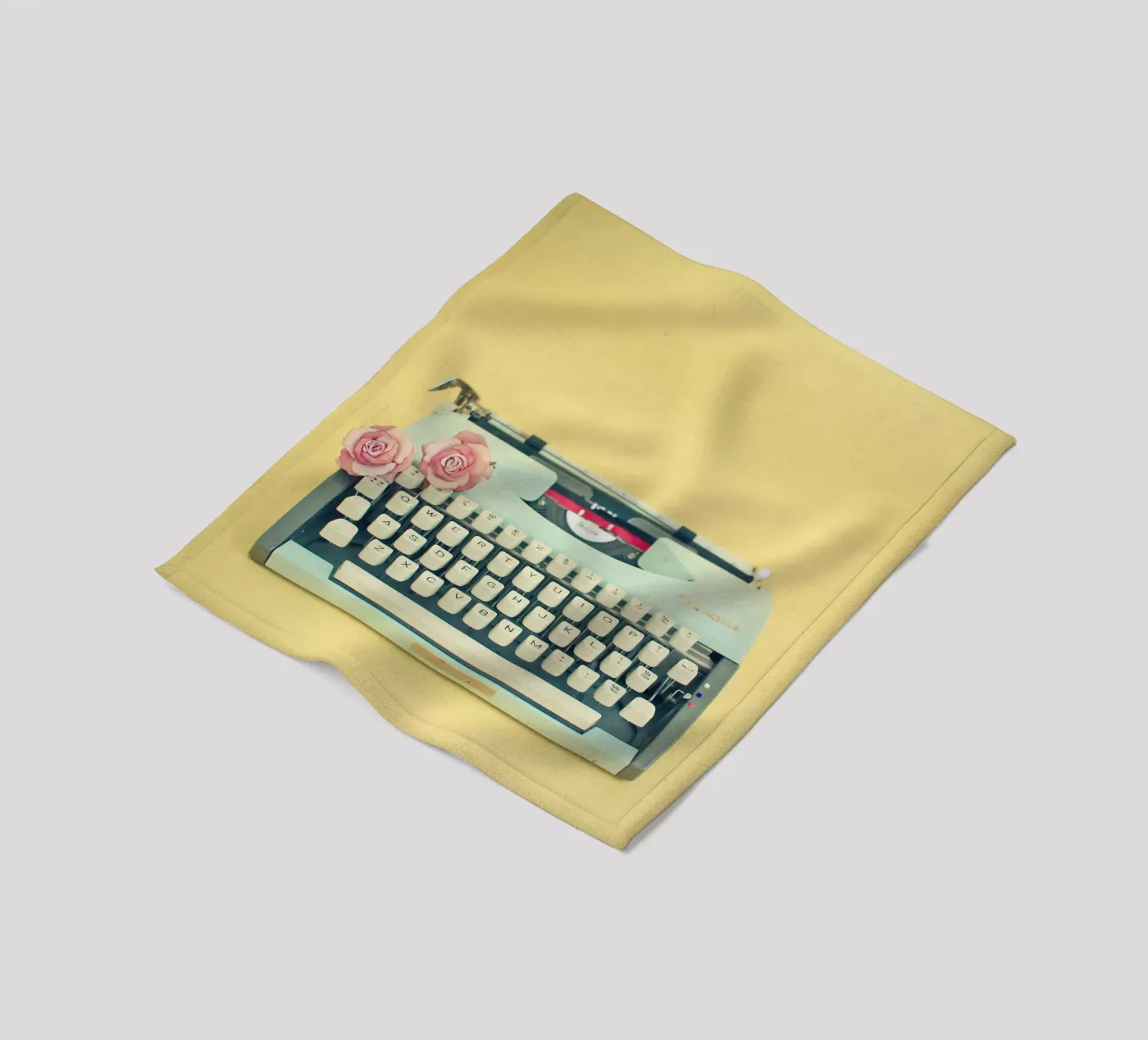 De typemachine fleecedeken van Cassia Beck Photography