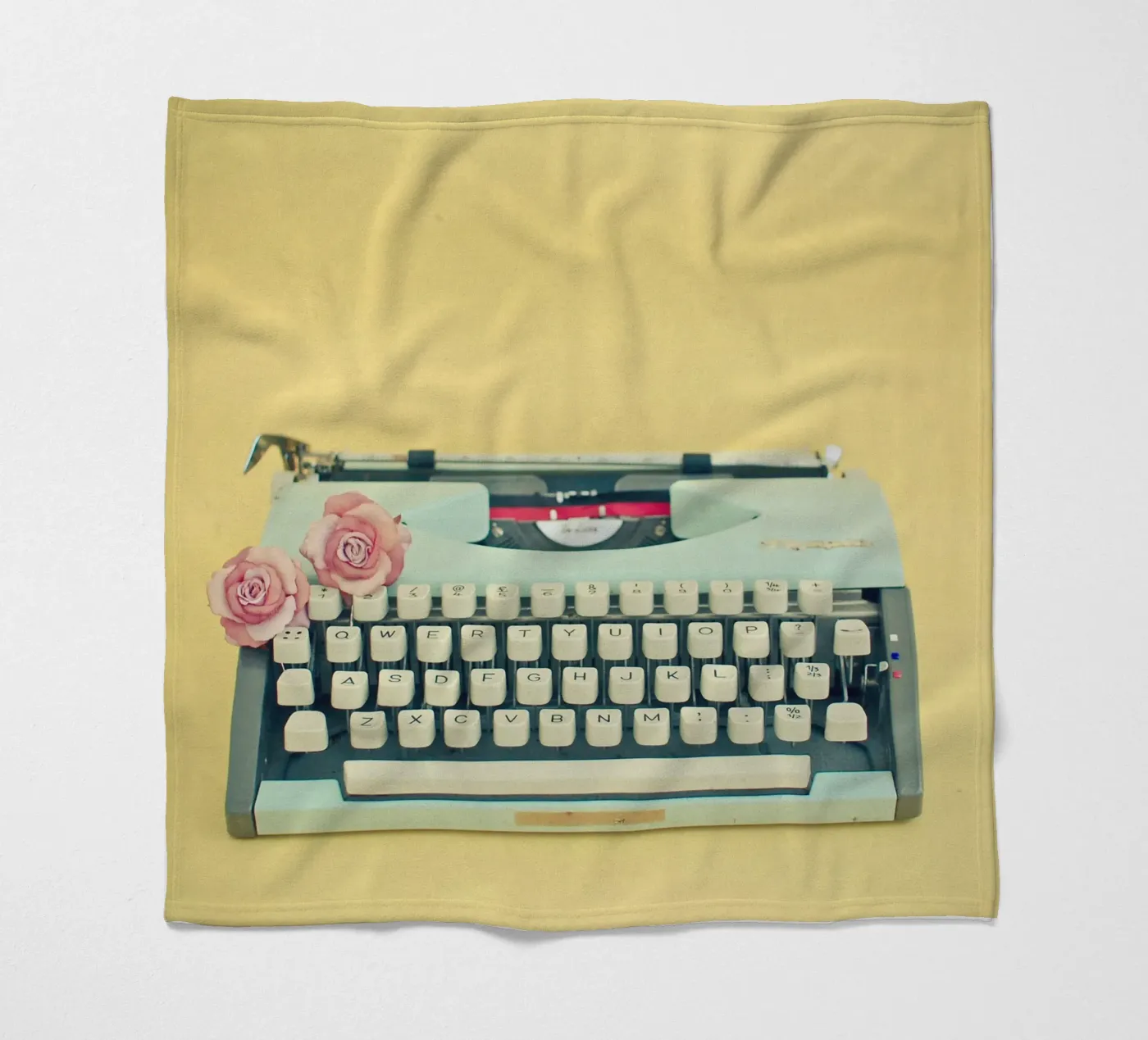 De typemachine fleecedeken van Cassia Beck Photography