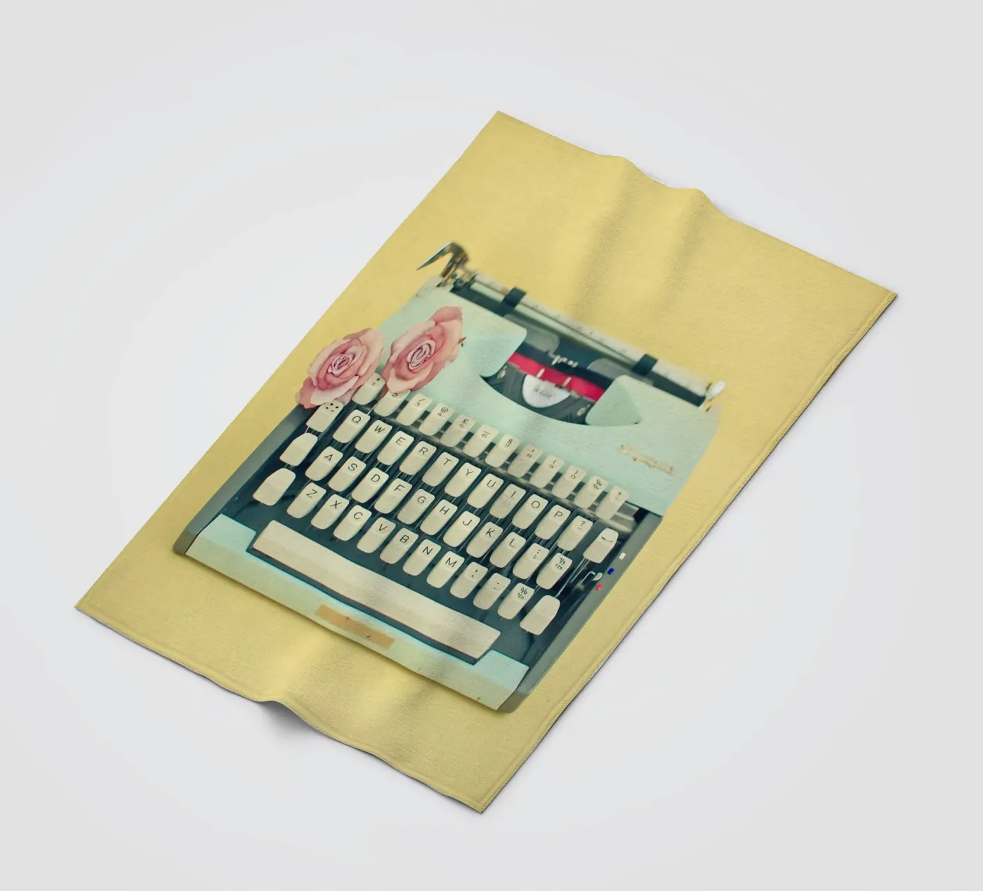 De typemachine fleecedeken van Cassia Beck Photography